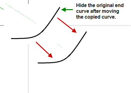 Copied End Curve