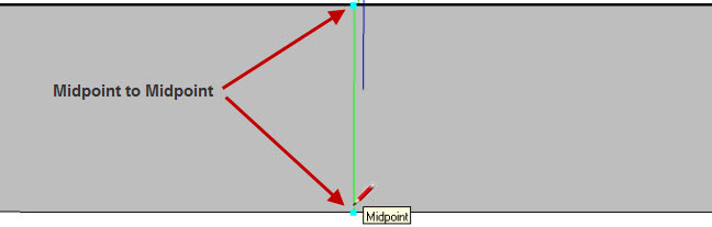 Draw Line Midpoint to Midpoint