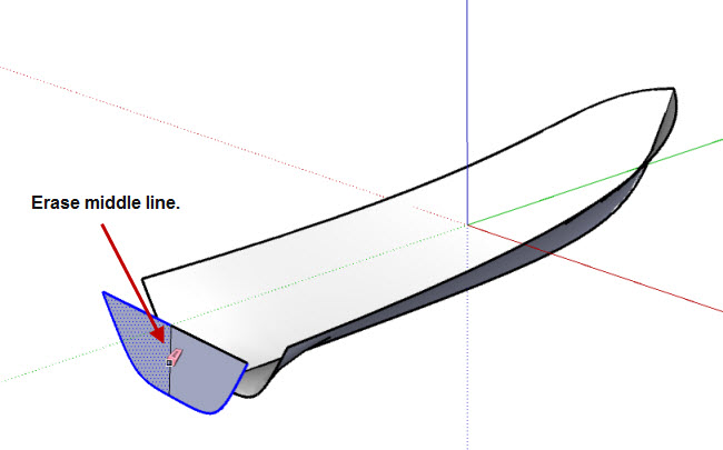 Copy Paste and Flip along Red Axis